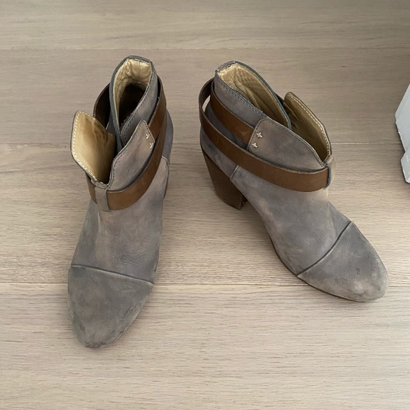 Rag and Bone grey suede booties - Picture 1 of 5